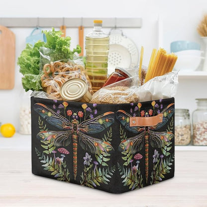 Pardick Basket Storage Bins Animal Dragonfly Rectangle Cube Basket Box Kids - Image 7