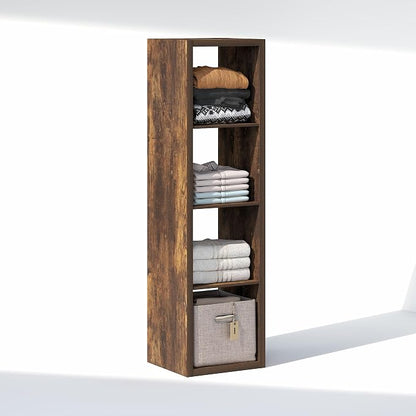 Furinno Cubic Closet Organizers and Storage, 4-Cube Closet Organizer, Vertical - Image 5