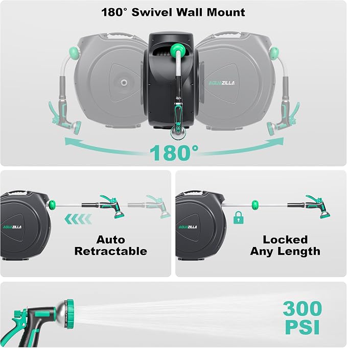 Retractable Garden Hose Reel - Image 5