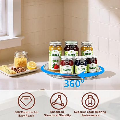 2 Pack Lazy Susan Turntable Organizer - Image 2