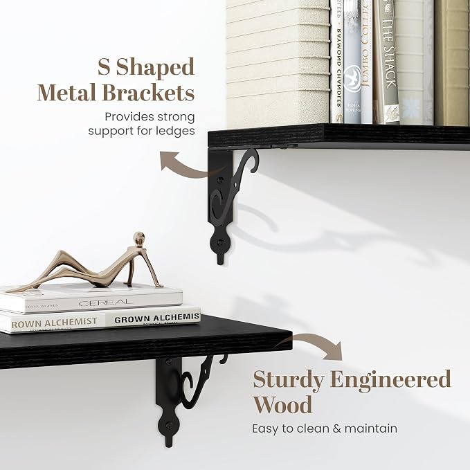 Floating Shelves for Wall, 8 Inch Deep Floating Shelf - Image 4
