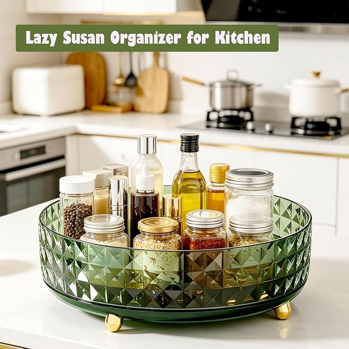 Makeup Perfume Organizer, 9 Inch /23cm 360 Degree Rotating Skincare Organizer - Image 5