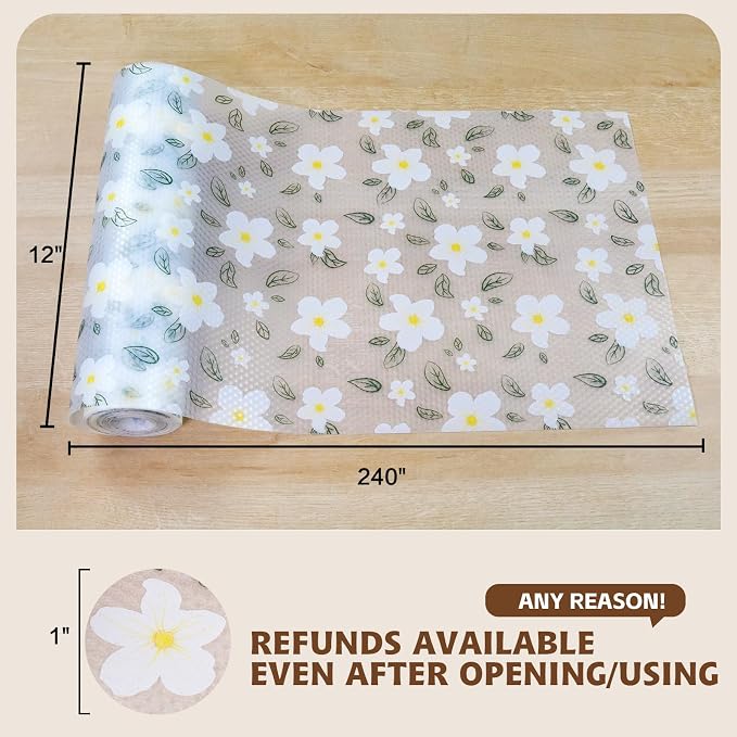 Drawer and Shelf Liner for Kitchen Cabinet, Non-Adhesive EVA Waterproof Drawer - Image 4