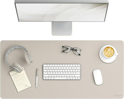 Smead Desk Pad, Vegan Leather Desk Mat by SMEAD