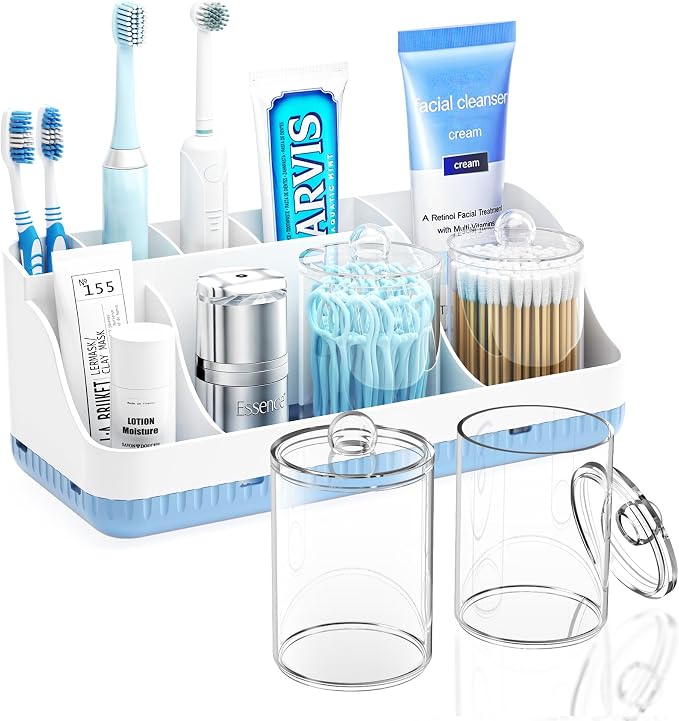 Bathroom Counter Organizer and Storage by Homtalker