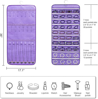 Dualsided Hanging Jewelry Organizer - Image 2