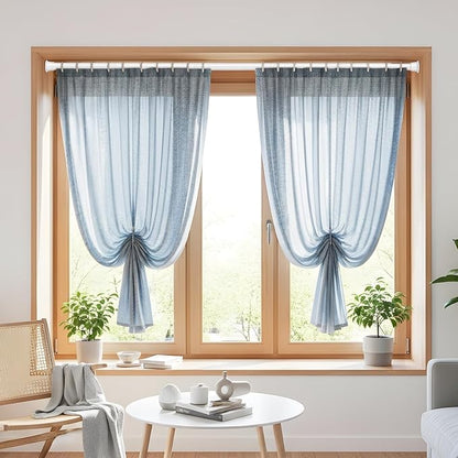 4Pcs Spring Tension Curtain Rod, No drilling Spring loaded Curtian rod - Image 5