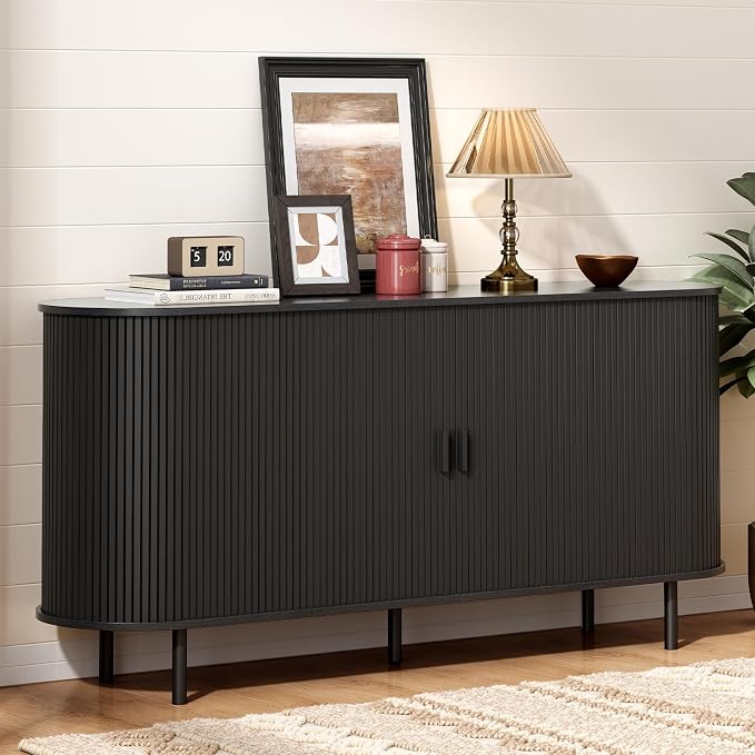 63" Sideboard Buffet Cabinet by ONBRILL