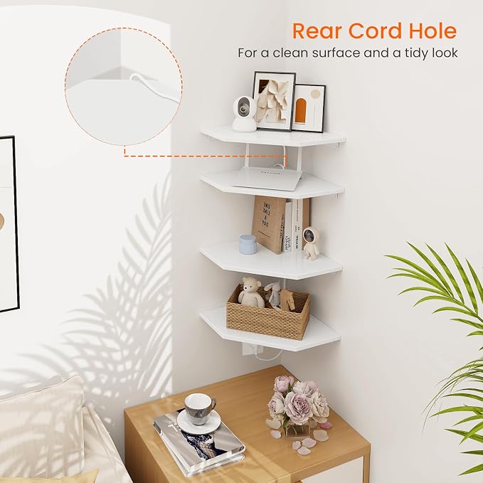 Corner Wall Shelf, Corner Shelf Floating - Image 3