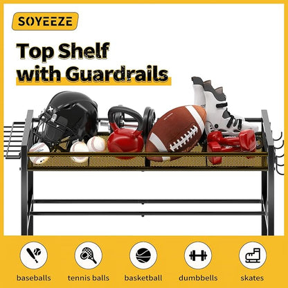 SOYEEZE Sports Equipment Organizer- Ball Storage - Image 4