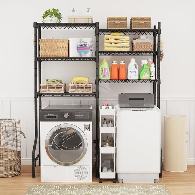 U15 Over Washer and Dryer Storage Shelves, Laundry Above Washer Dryer Storage - Image 4