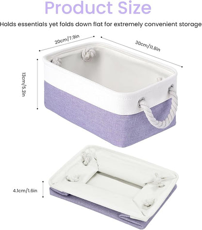 11.8x7.9x5.2 Inch Fabric Small Storage Bins - Image 4