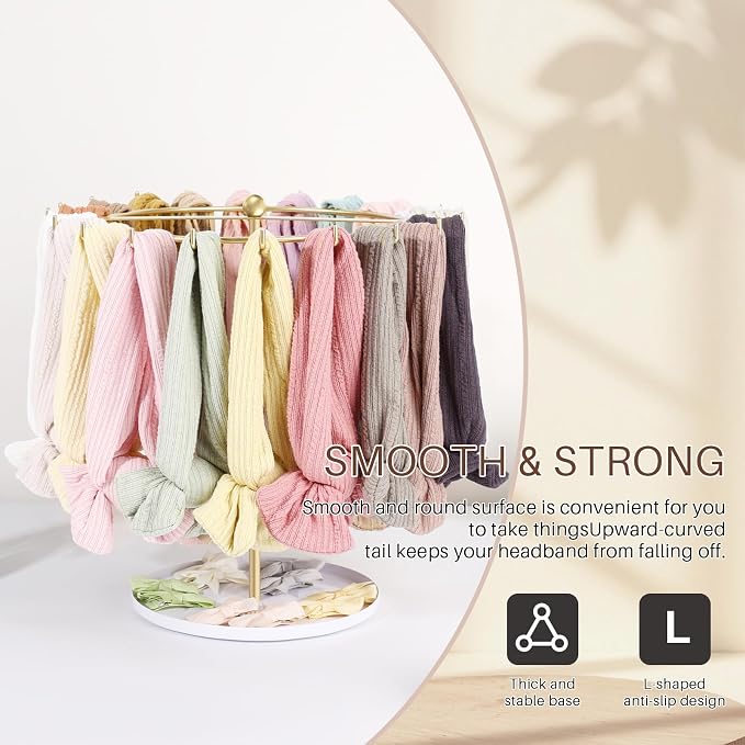 POVETIRE Baby Headband Holder Hair Bow Organizer - Image 4