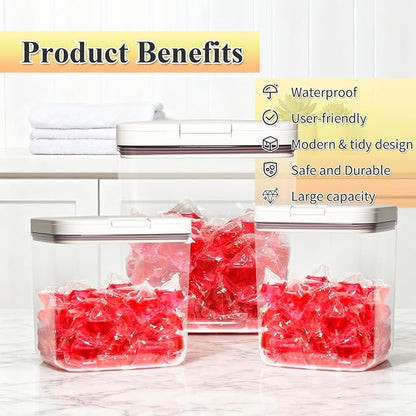 Gute Sealed Auto Pop-Up Laundry Pod Holder - Image 6