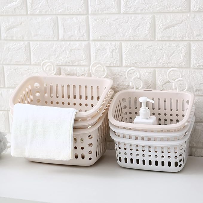 3PCS Plastic Hanging Baskets for Shower, Organizer - Image 4