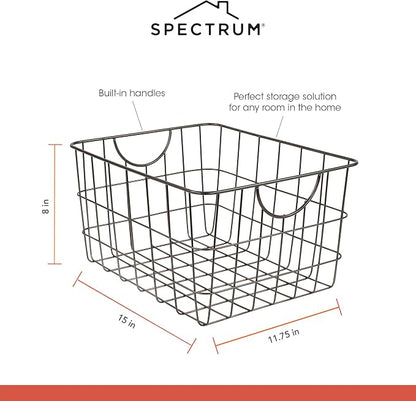 Spectrum Utility Steel Wire Storage Basket - Image 6
