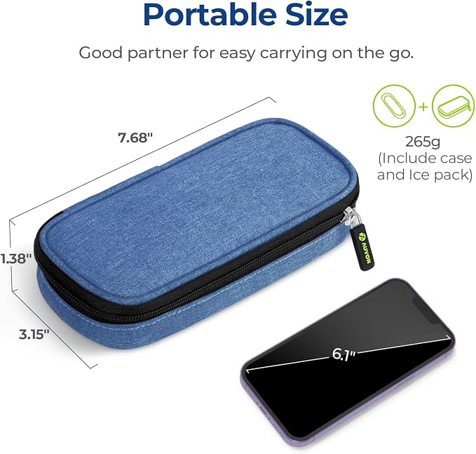 AUVON Insulin Pen Cooler Travel Case - Image 8