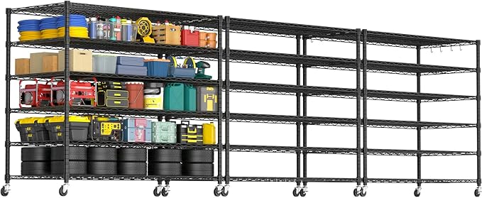 PrimeZone 6 Tier 80.7" H x 55.5" W x 24" D Wire Shelving by PrimeZone