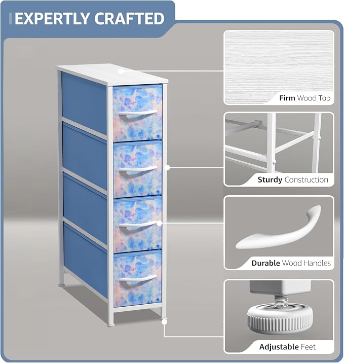 Sorbus Kids Narrow Dresser - Image 4