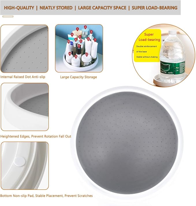 Pantry Lazy-Susan Turntable Cabinet Organizer - Image 7