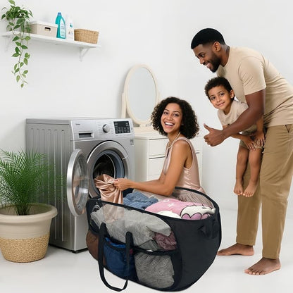 100L Extra Large Mesh Pop Up Hamper - Image 2