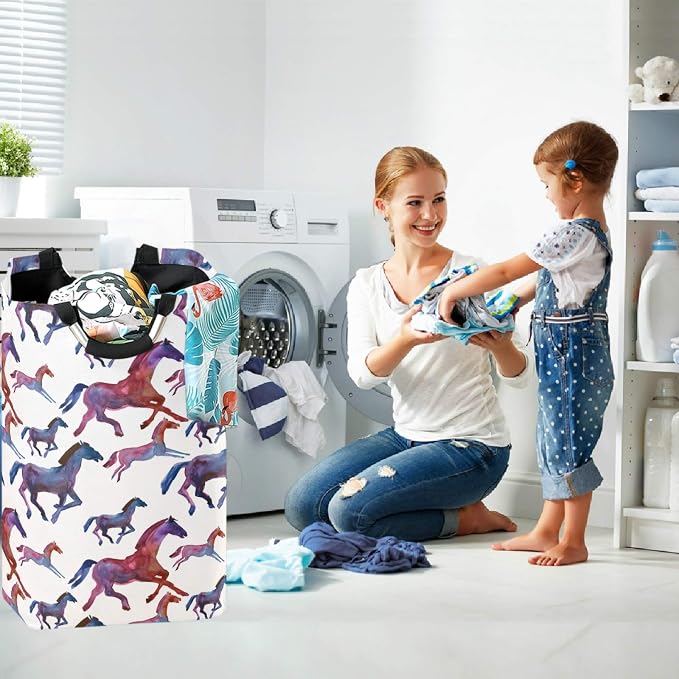 Pretty Horse Animal Large Laundry Hamper - Image 5