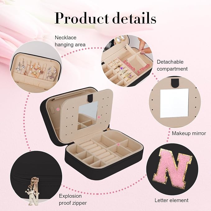 TopPerfekt Travel Jewelry Case, Jewelry Box - Image 3