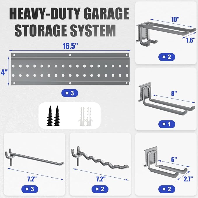 Garage Tool Organizer Wall Mount 48 inches - Image 3