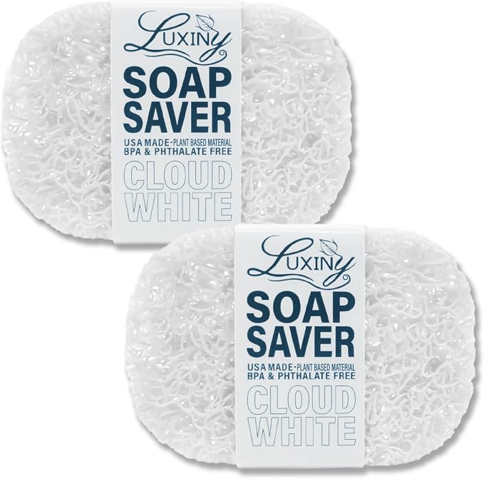 Soap Savers for Bar Soap, American Made by Luxiny, Lifts Soap in Soap Dishes & by Luxiny