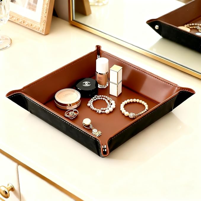 Valet Tray Organizer, 5.5" Square Catch All Tray - Image 4