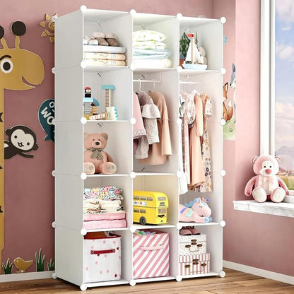 Modular Baby Wardrobe Closet, Portable Children Organizers and Storage by Unknown