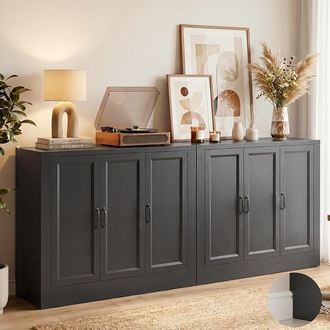 78.5" W Modern Buffet Cabinet by Foxemart
