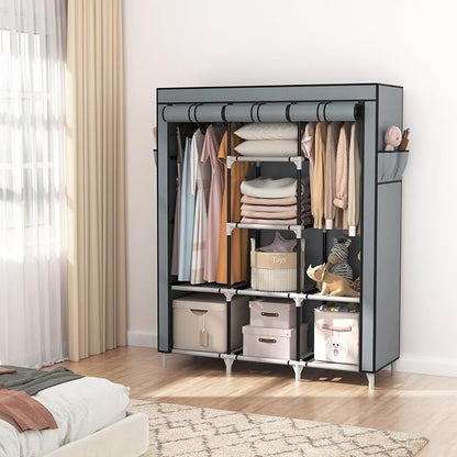 VTRIN Portable Closet Wardrobe for Hanging Clothes - Image 2