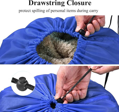 OTraki 2Pack Laundry Bag 28x45 inch Drawstring Laundry Basket Hamper Line Bag - Image 3