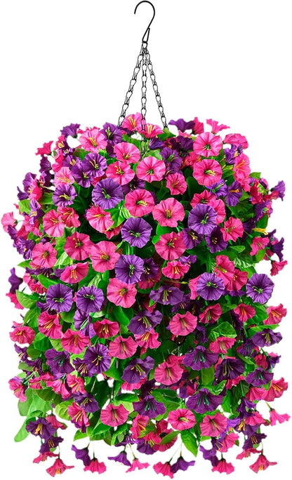 INQCMY Artificial Flowers for Outdoor Spring Summer Decoration Faux Silk by INQCMYPlantRack