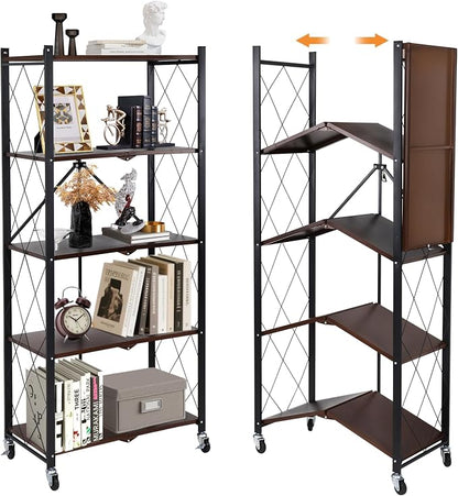 5-Tier Foldable Storage Shelves by YUANJIMI