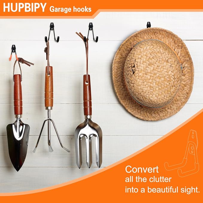 26 Pack Garage Hooks Heavy Duty Utility Steel - Image 5