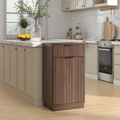 Tilt Out Trash Can Cabinet, Hidden Garbage Can Cabinet - Image 7