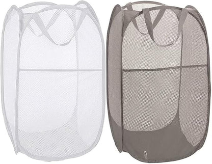 BATTOO Deluxe Strong Mesh Pop up Laundry Hamper Basket by BATTOO