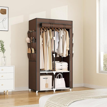 VTRIN Portable Closet Wardrobe for Hanging Clothes - Image 8