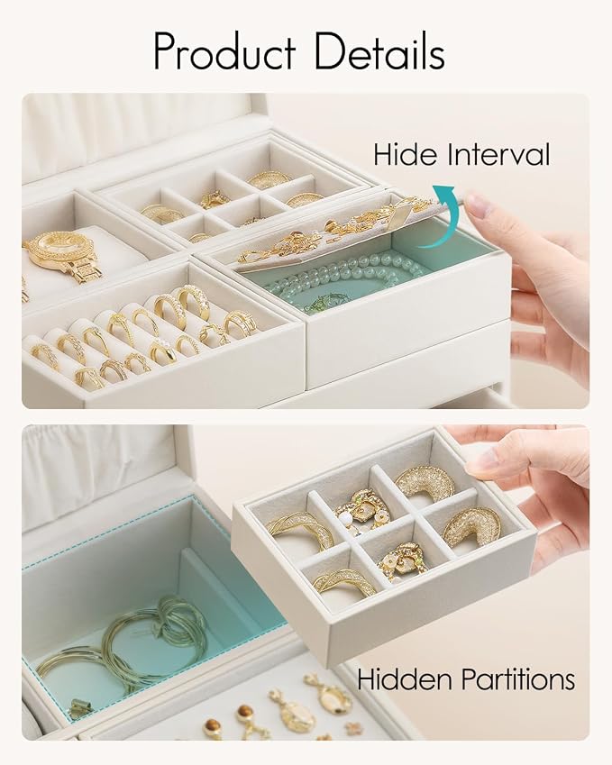 Vlando 4 Layers Jewelry Box - Image 5