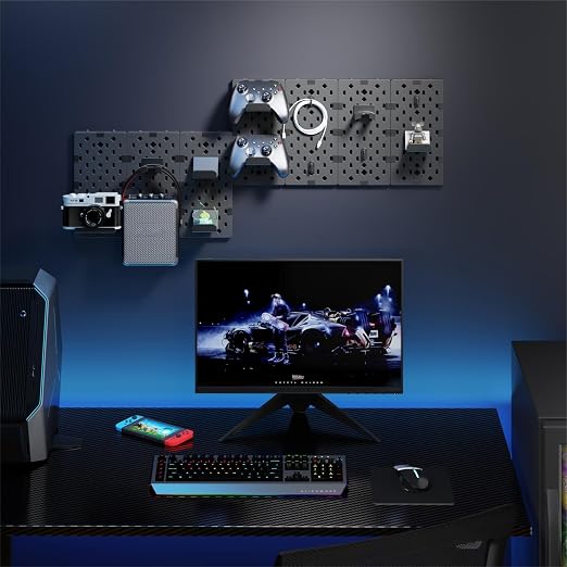 PEGZONE Controller and Headphone Holder Wall Mount, Modular Gaming Pegboard - Image 7