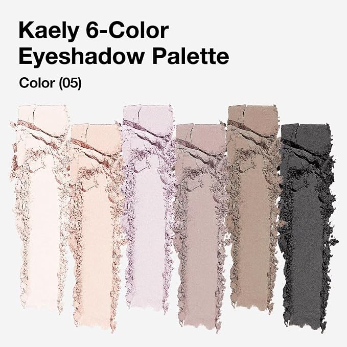 6 Colors Mini Dark Nude Brown Eye Shadow Palette Makeup - Image 2