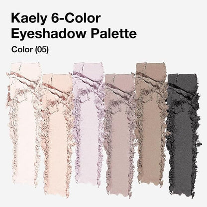 6 Colors Mini Dark Nude Brown Eye Shadow Palette Makeup - Image 2