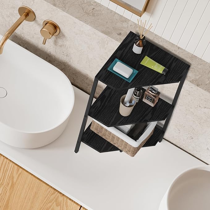 CADUKE Under Pedestal Sink Shelf, 2 Pack Under Sink Organizers and Storage - Image 8