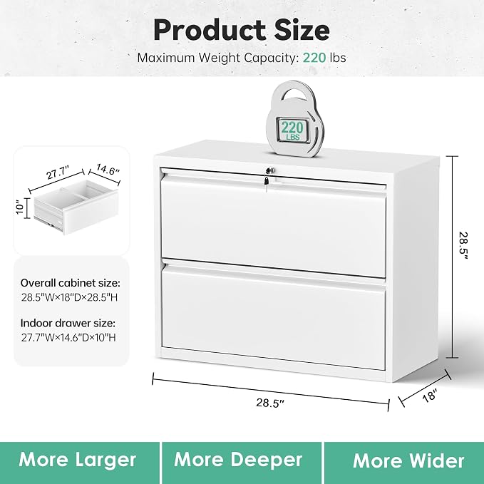 Bonusall Lateral File Cabinet - Image 3