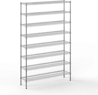 14" Deep x 54" Wide x 86" Height Wire Shelving Kit | 8-Tier | NSF Commercial by Regal+Altair