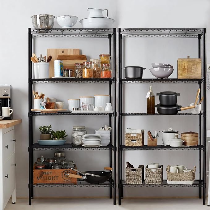 Simple Deluxe 5-Tier Storage Shelves - Image 2