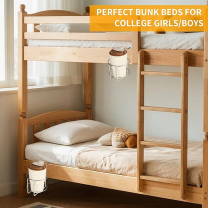 Cup Holder for Bed, 4.4x4.5x5.5in Metal Premium Bedside Cup Holder Practical - Image 4