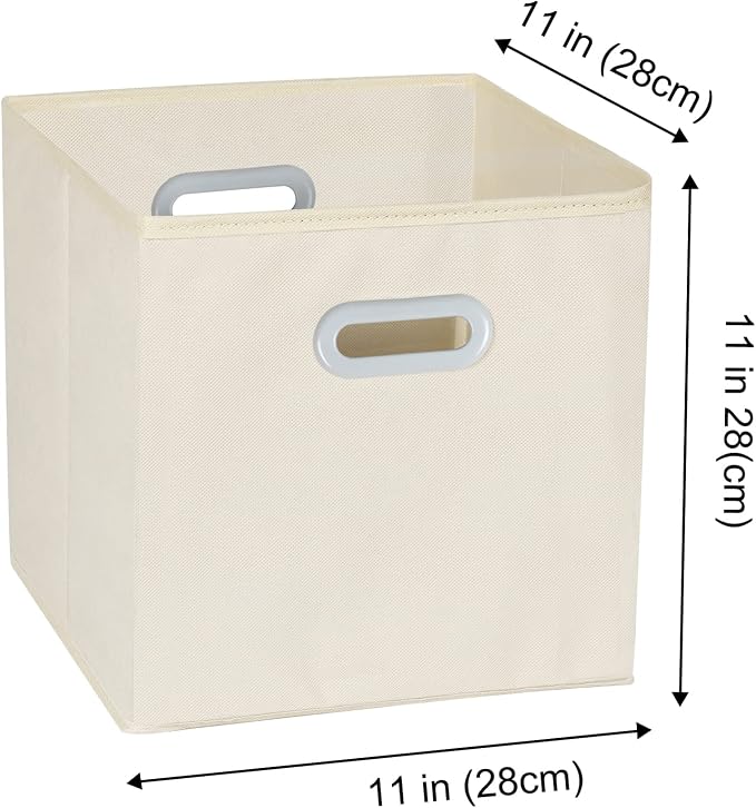 Fabric Cloth Storage Bins, Fabric Cube Organizer - Image 2